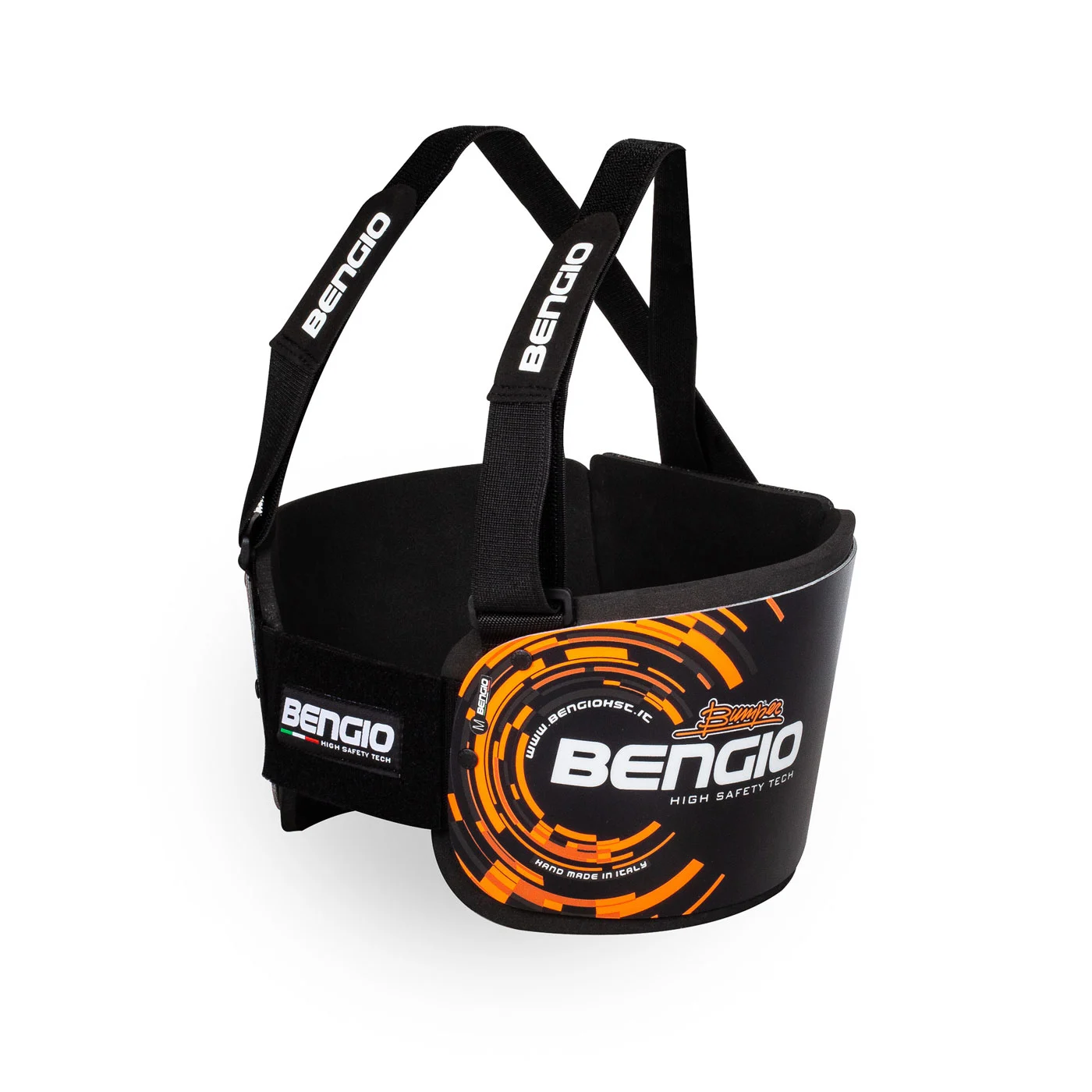 Bengio Bumper Standard защита ребер для картинга, L, черный/оранжевый