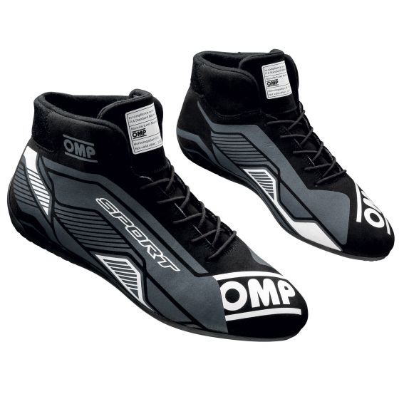 OMP SPORT ботинки для автоспорта, черный, р-р 39(EUR)/6.5(US)/5.5(UK)