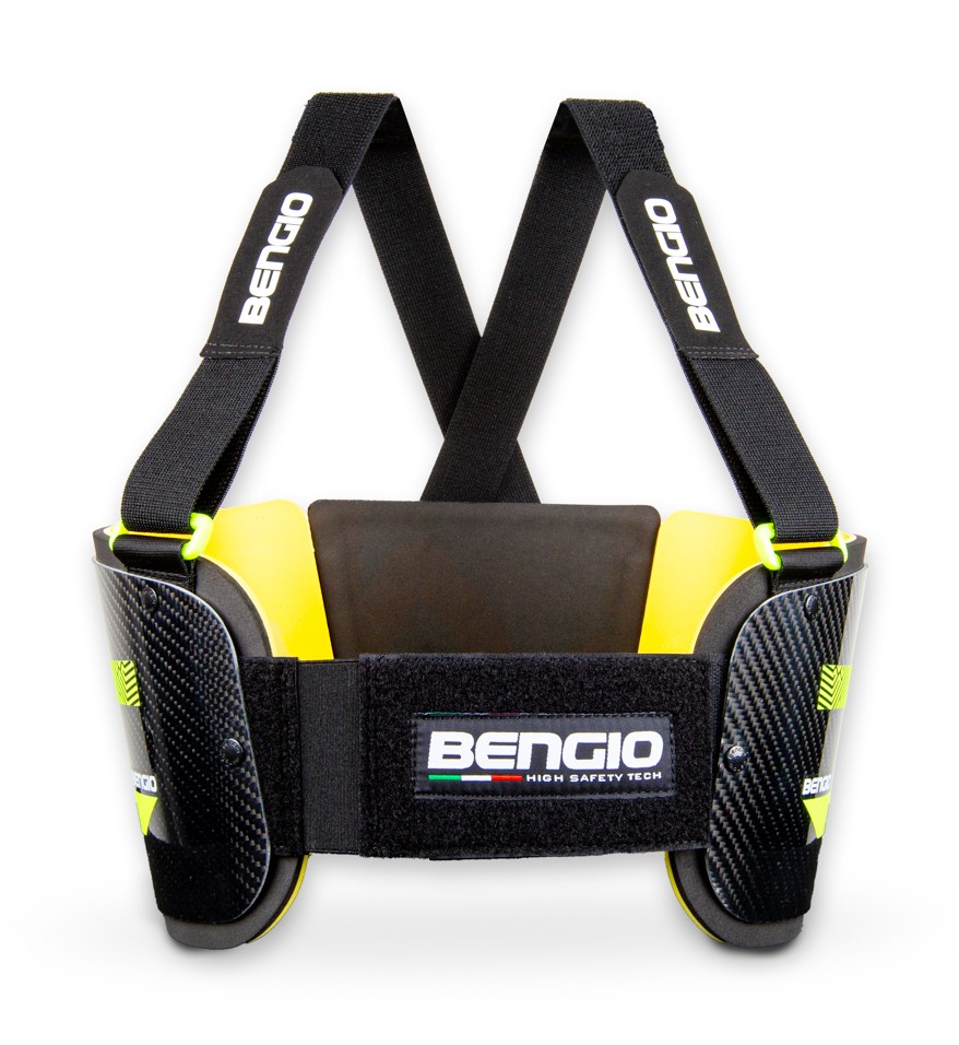 Bengio Bumper Carbon защита ребер для картинга, S, черный