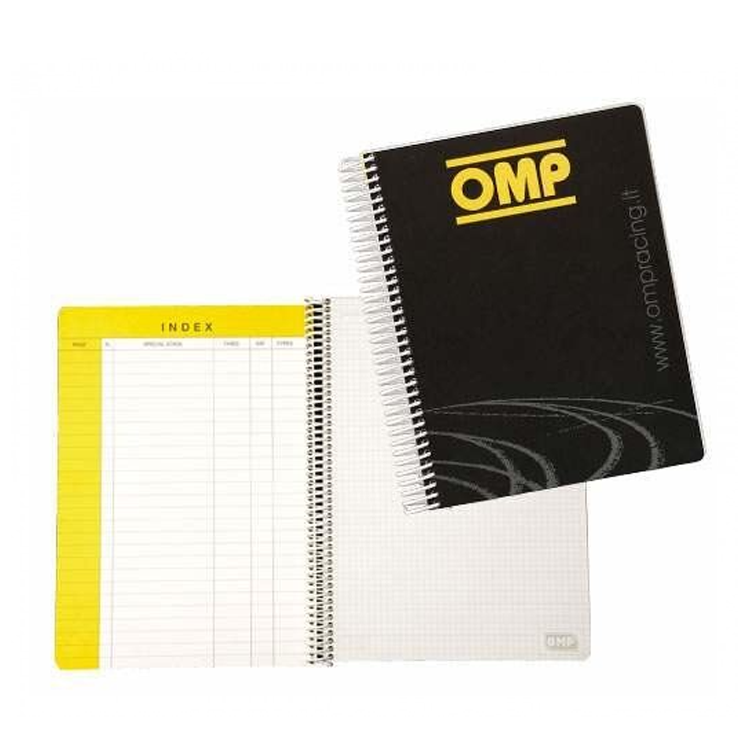 OMP тетрадь штурмана, 130 стр., черный/желтый