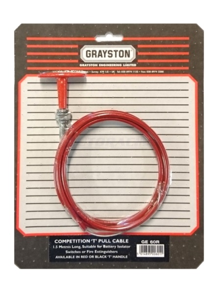 Grayston кабель дист. выкл. эл. цепей (1.5 м.), красный