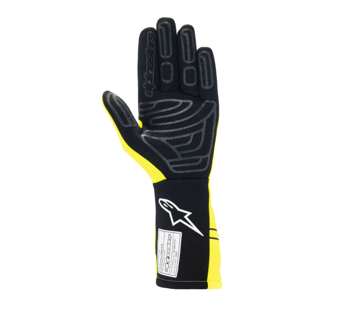 Alpinestars TECH-1 START V4 перчатки для автоспорта, L, желтый на сайте DARK-STOCK.RU