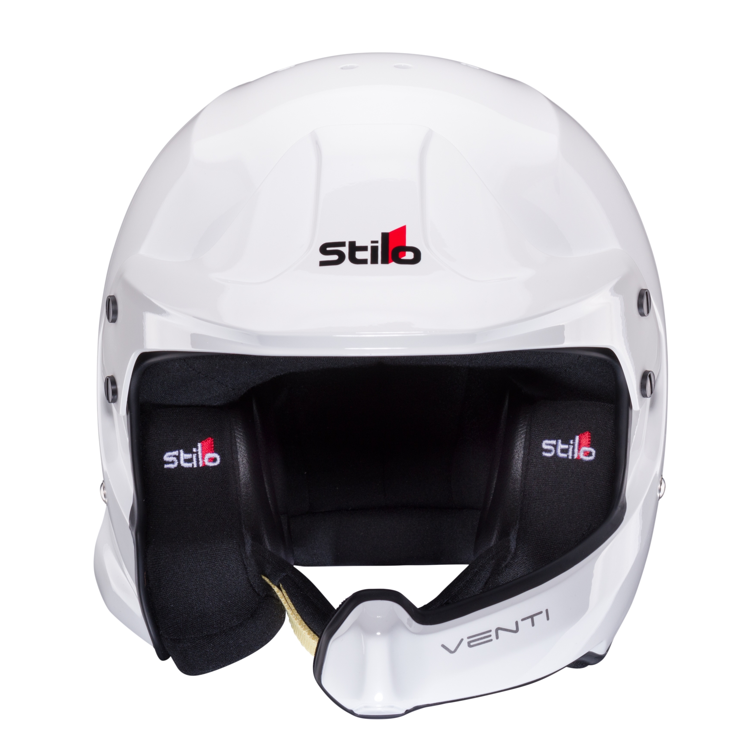 Stilo VENTI WRC COMPOSITE шлем для автоспорта (гарн. WRC) (HANS), белый, р-р 61