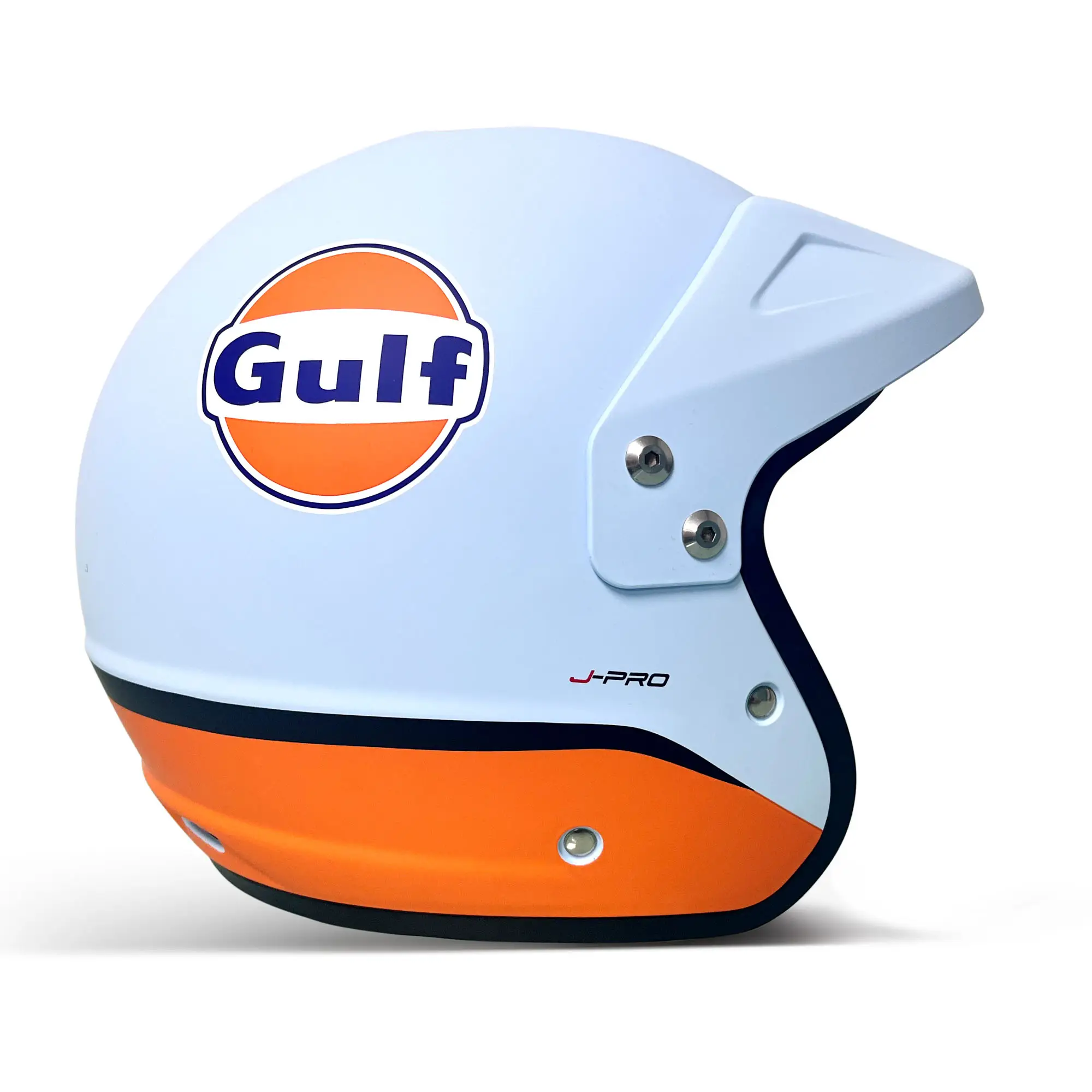 SPARCO J-PRO GULF шлем для автоспорта, L (60), оранжево-голубой, (не FIA)