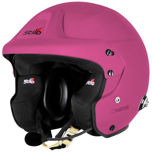 Stilo TROPHY DES PLUS шлем для автоспорта (гарн. WRC) (HANS), розовый, р-р 59