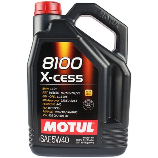 MOTUL 8100 X-CESS масло моторное (5W40/5 л.)