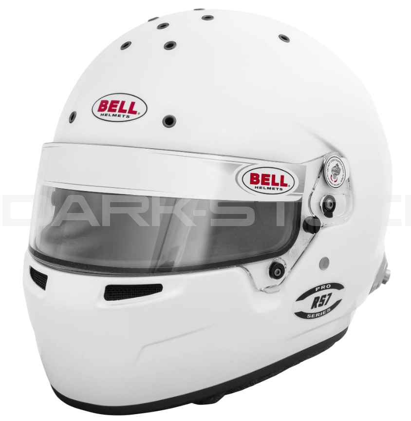 Bell RS7 PRO шлем для автоспорта (HANS), белый, р-р 59