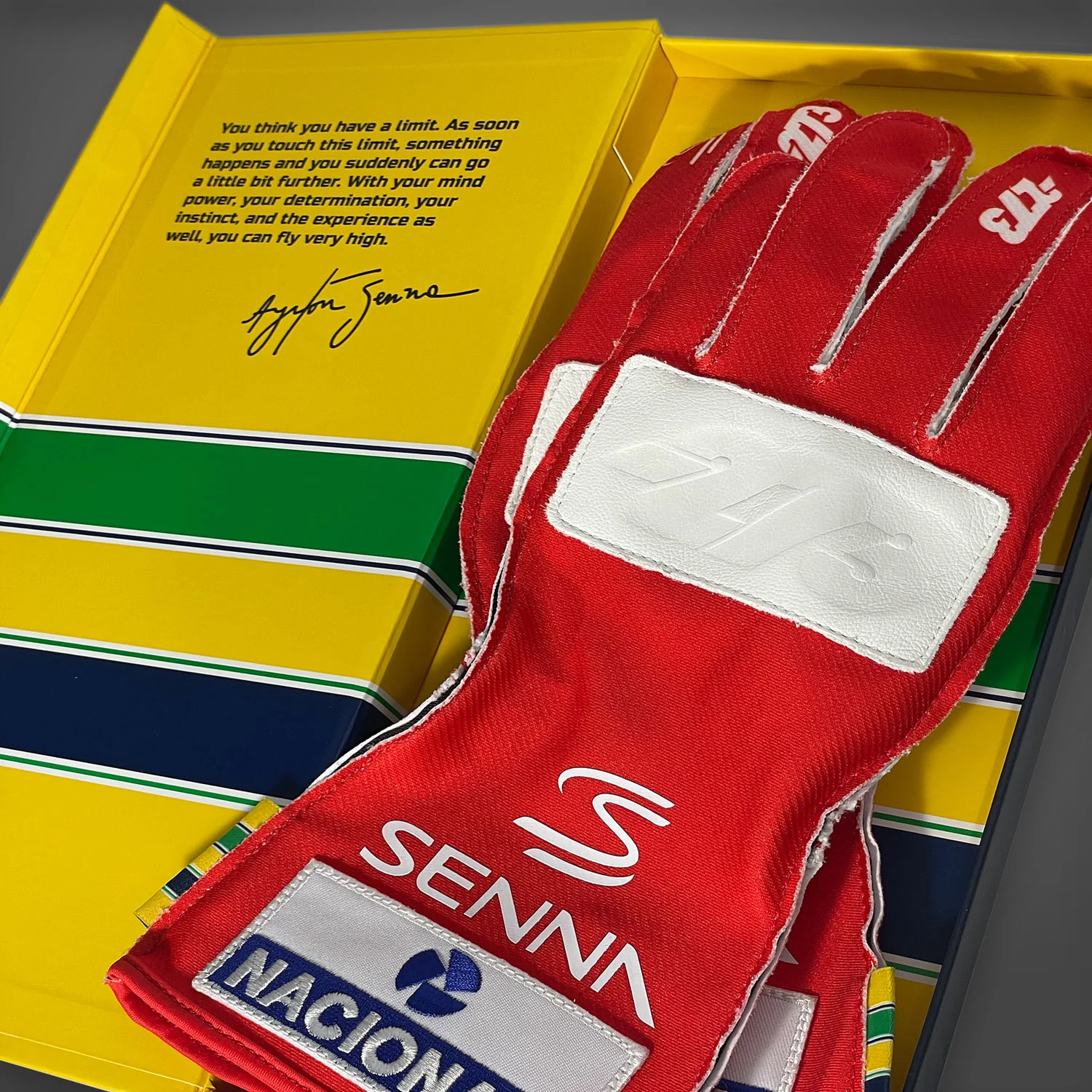 Minus273 AYRTON SENNA Перчатки для картинга, XS, красный