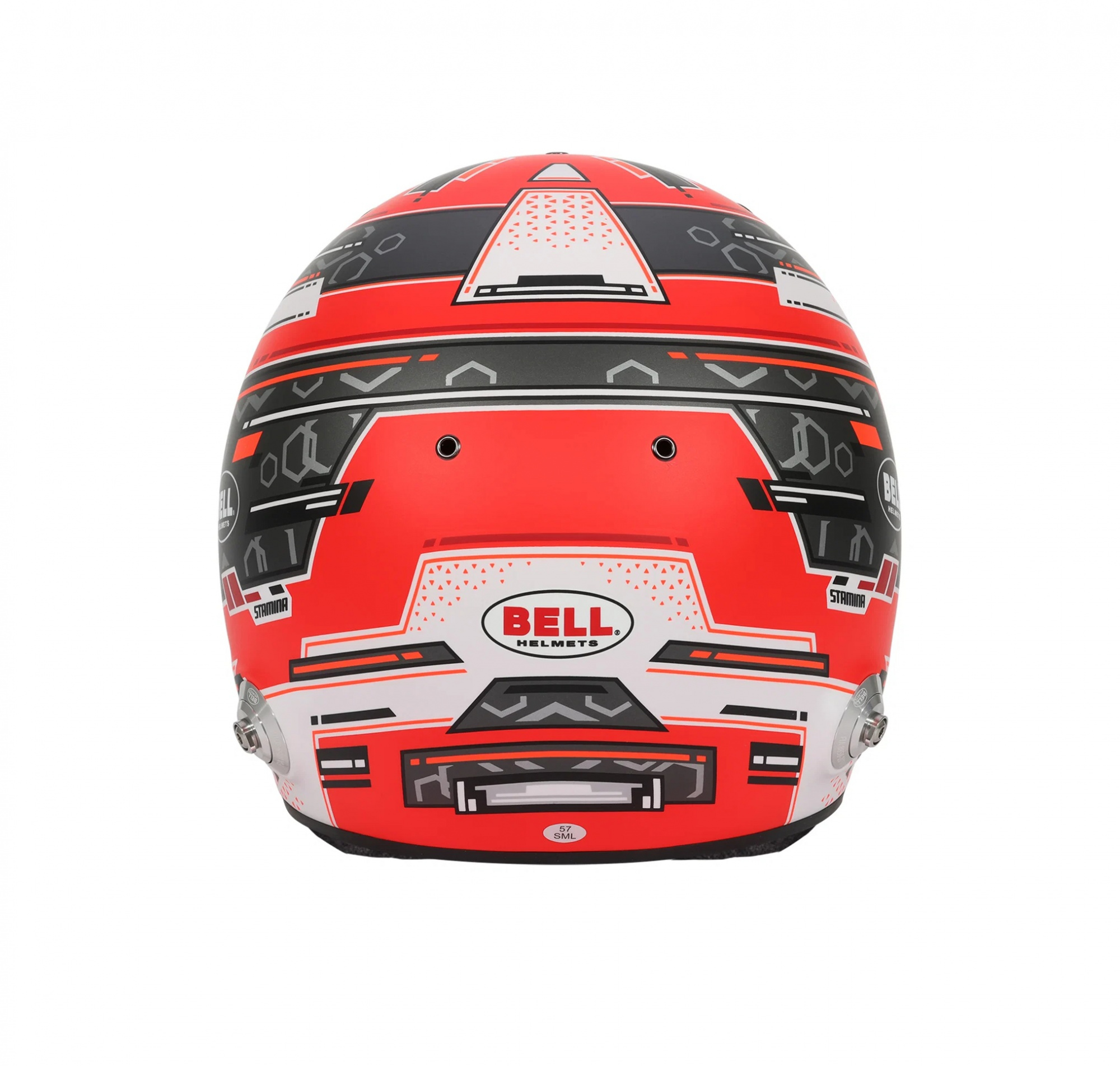 Bell RS7 PRO STAMINA шлем для автоспорта (HANS), 61+, красный 