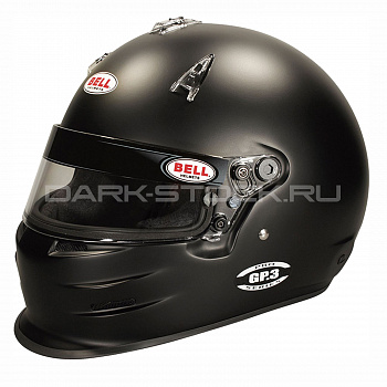 Bell GP3 SPORT шлем для автоспорта, L, (подготов. под HANS), черный матовый