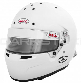 Bell RS7 PRO шлем для автоспорта (HANS), белый, р-р 59
